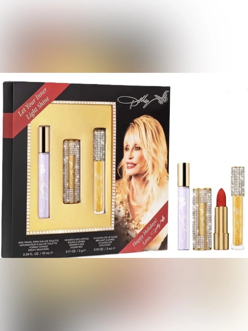Dolly Parton Bling Smoky Mountain, Jolene & Gold Dust Set Limited Edition